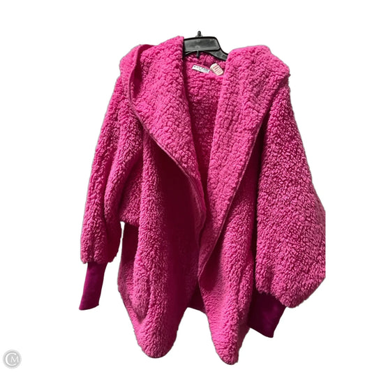 Jacket Fleece By Cmf In Pink, Size: Osfm