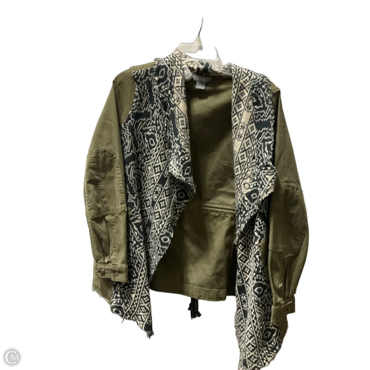 Jacket Utility By Natural Reflections In Green, Size: S