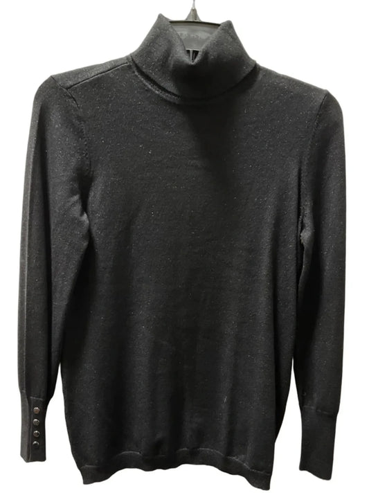 Top Long Sleeve By Chicos In Black, Size: S