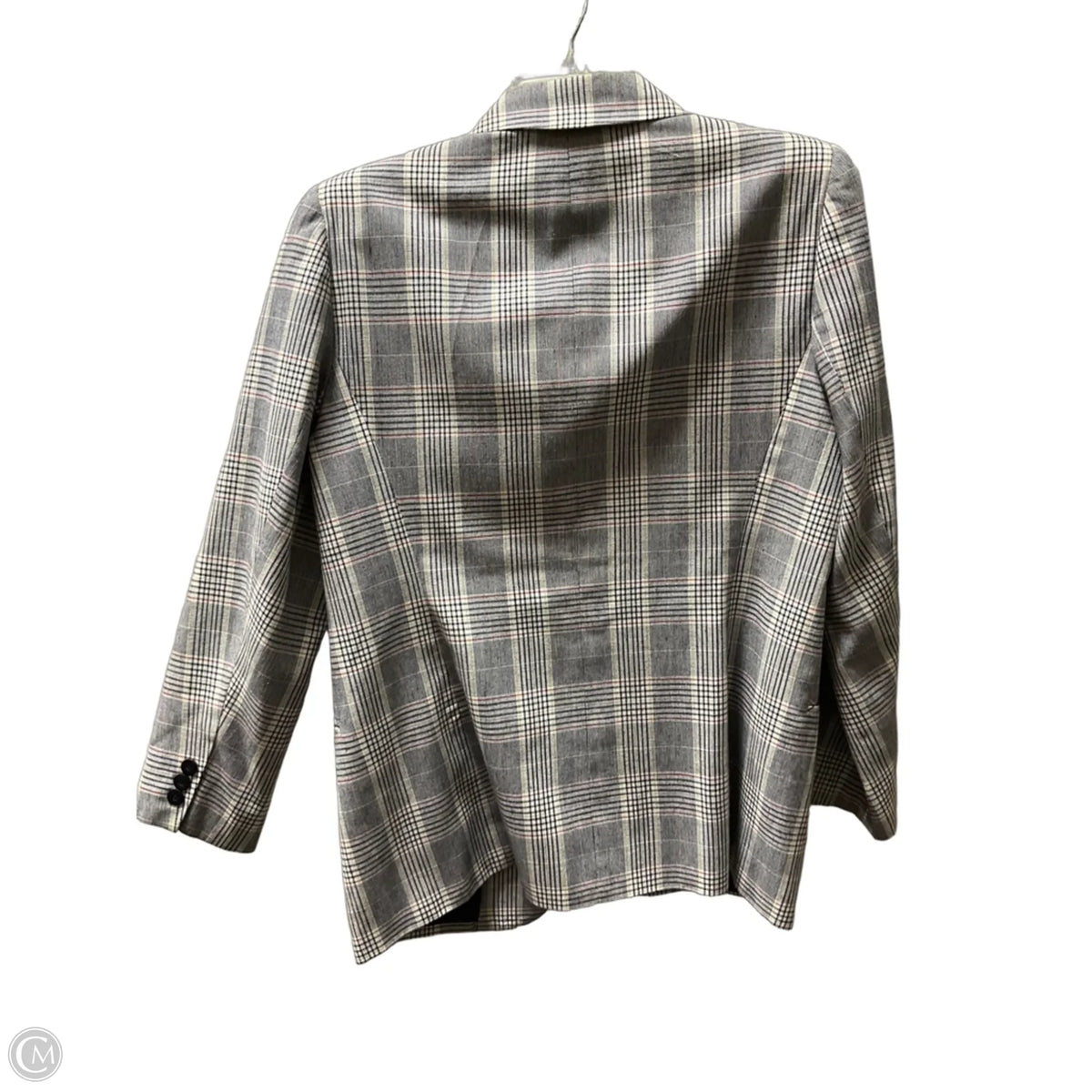 Blazer By Worthington In Plaid Pattern, Size: 6