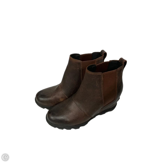 Boots Ankle Flats By Sorel In Brown, Size: 8