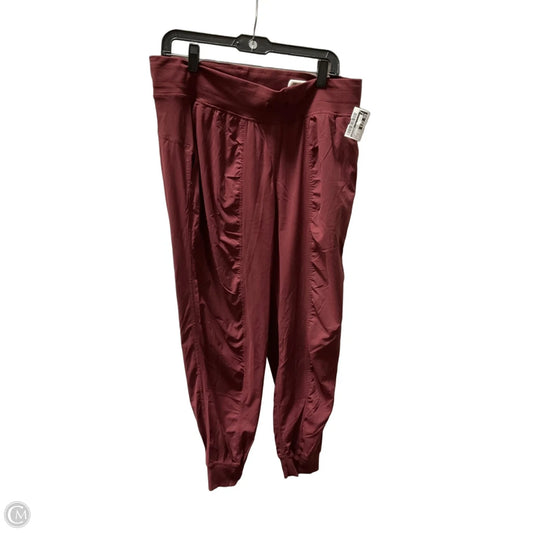 Athletic Pants By Lululemon In Red, Size: 12
