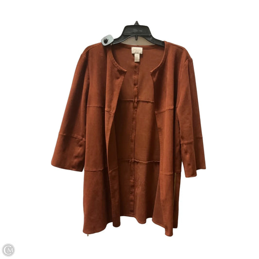 Jacket Other By Chicos In Orange, Size: L