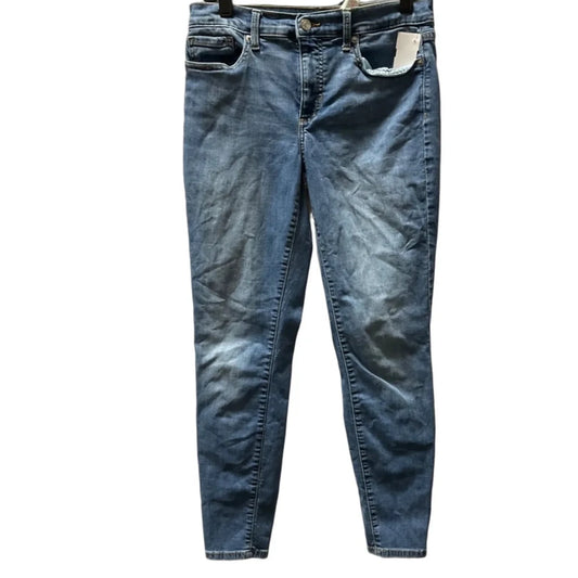 Jeans Skinny By Banana Republic In Blue, Size: 6
