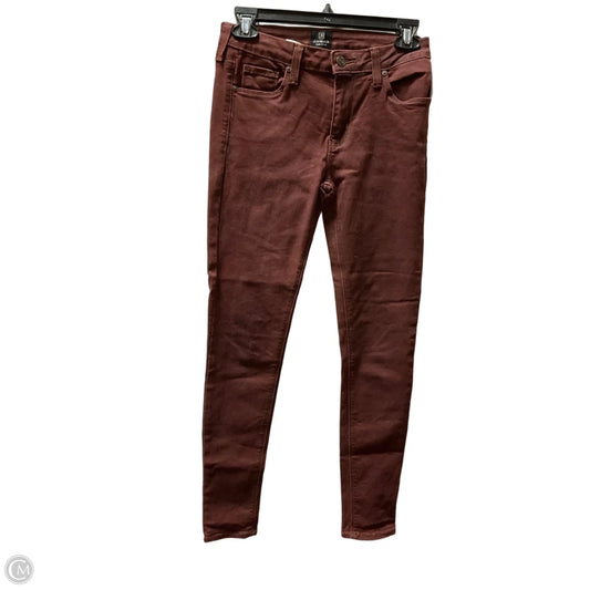 Jeans Skinny By Just Black In Brown, Size: 2