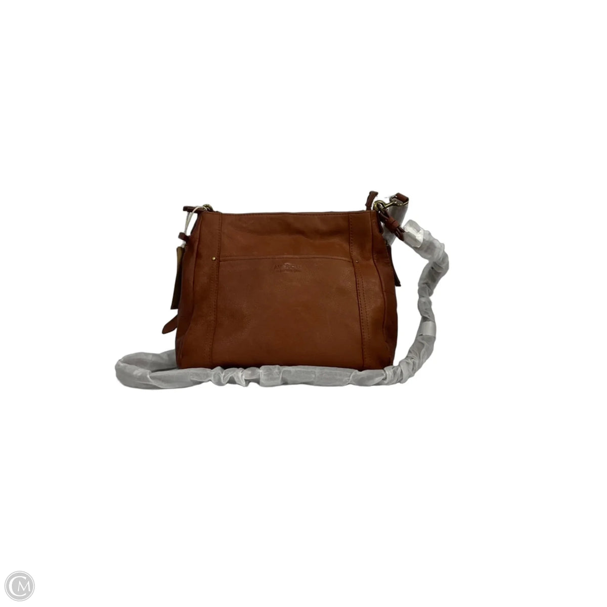 Crossbody Leather By American Eagle, Size: Large