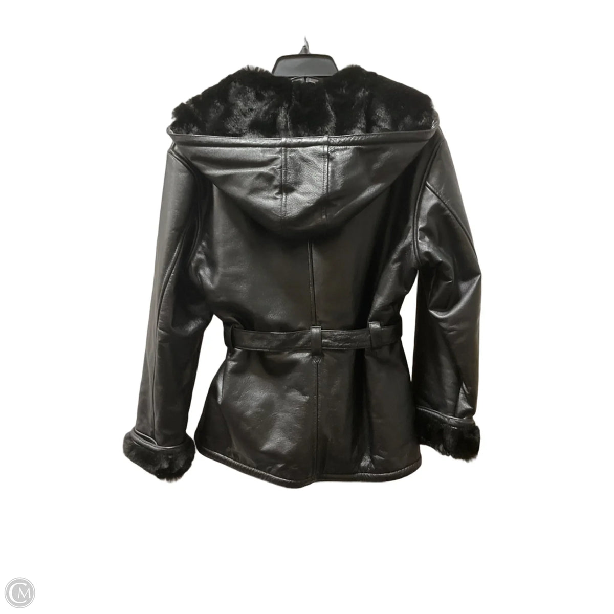 Jacket Leather By Wilsons Leather In Black, Size: M
