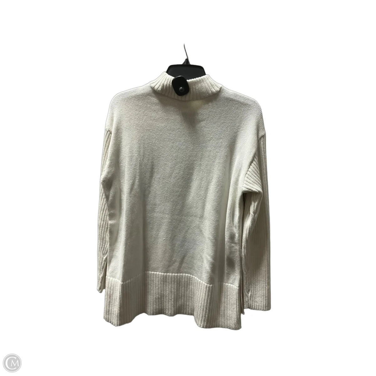 Sweater By Talbots In Black & Cream, Size: S