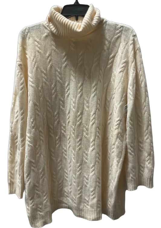 Sweater By A Giannetti In Cream, Size: 2x