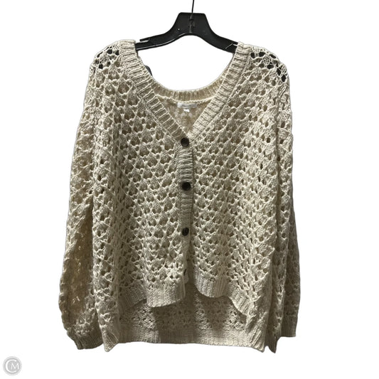 Sweater Cardigan By Maurices In Gold, Size: Xl