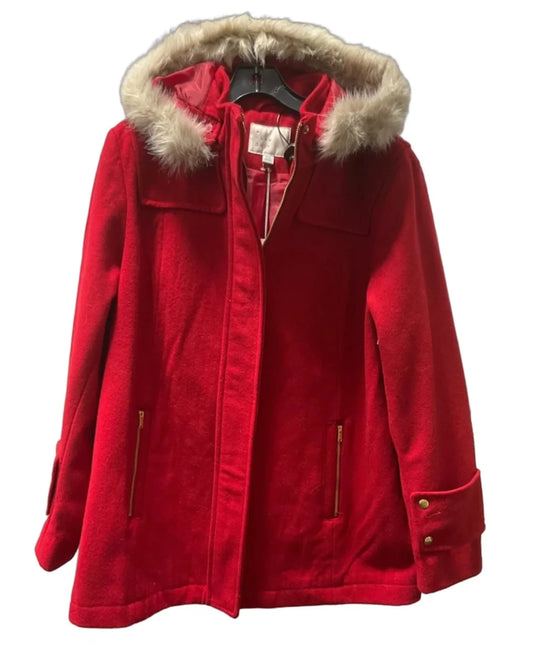 Coat Wool By Universal Thread In Red, Size: Xxl