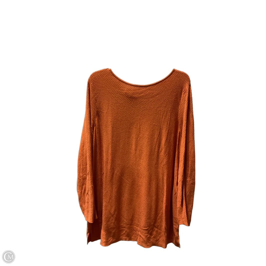 Top Long Sleeve By J. Jill In Orange, Size: Xl