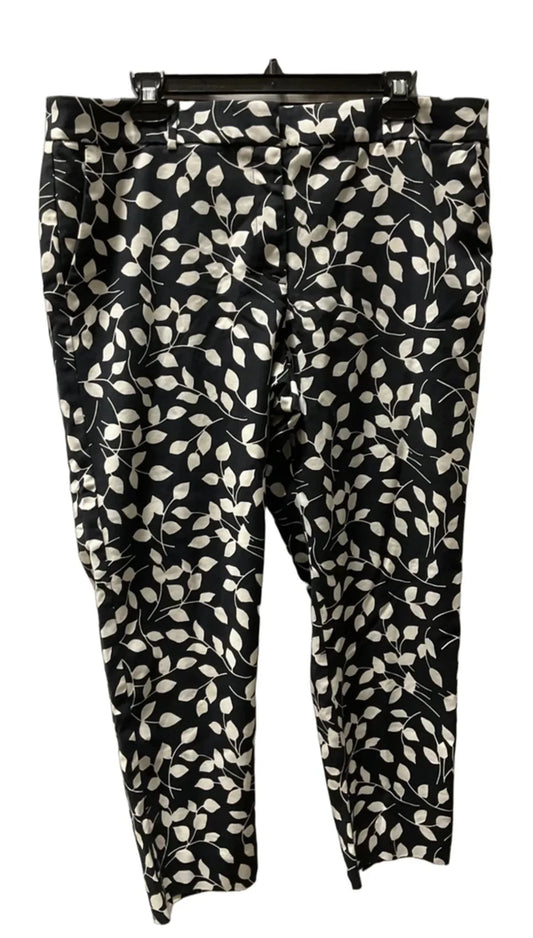 Pants Dress By Talbots In Black & White, Size: 16