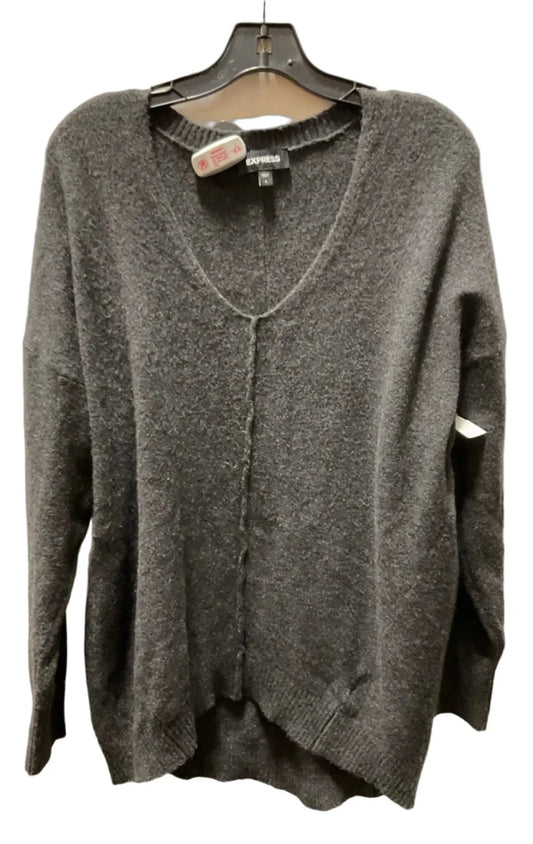 Sweater By Express In Grey, Size: S