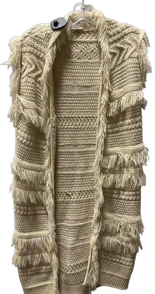 Cardigan By Moon River In Cream, Size: M