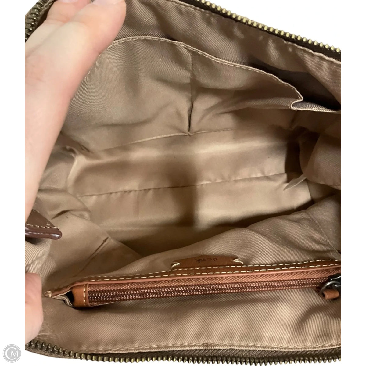 Handbag Leather By The Sak, Size: Medium