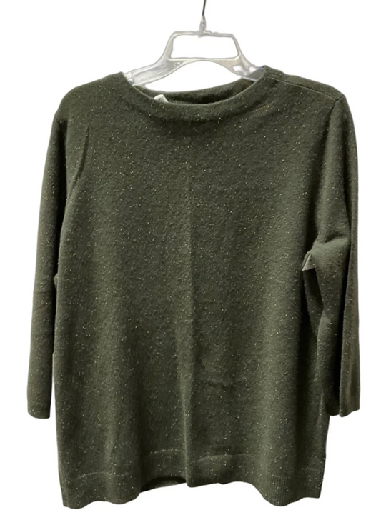 Sweater Cashmere By Talbots In Green, Size: 2x