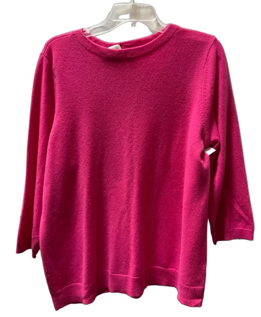 Sweater Cashmere By Talbots In Pink, Size: 2x