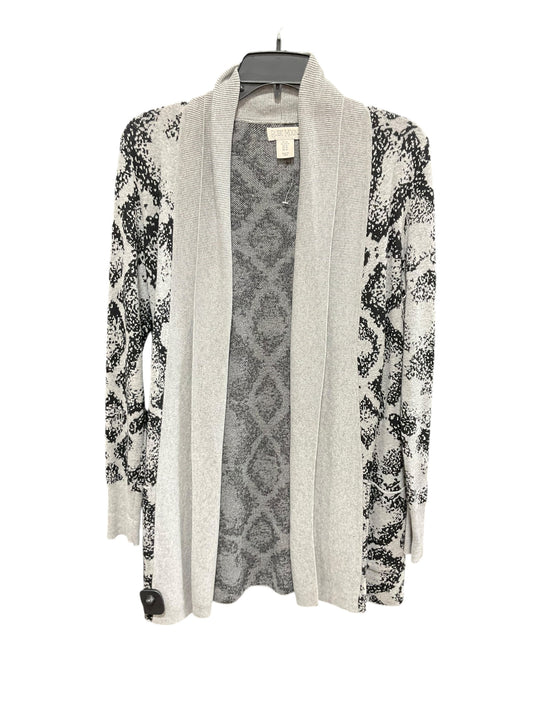 Sweater Cardigan By Clothes Mentor In Grey, Size: Xs