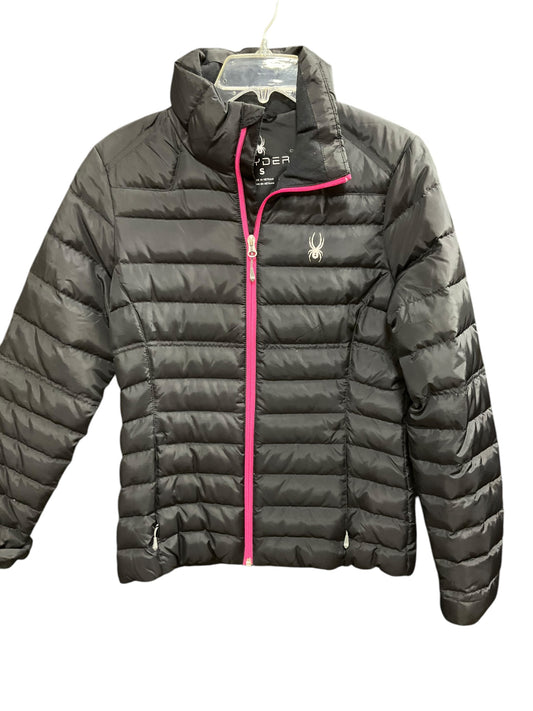 Jacket Puffer & Quilted By Spyder In Black, Size: S