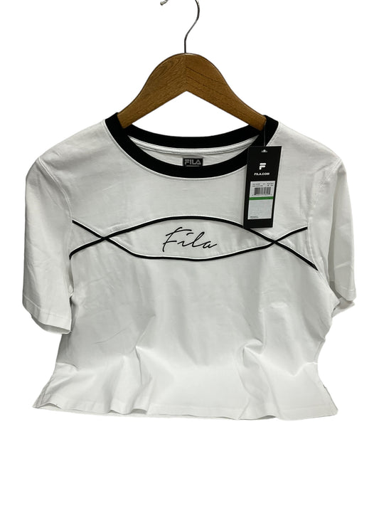 Athletic Top Short Sleeve By Fila  Size: L