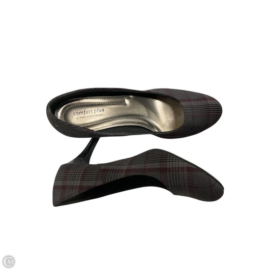 Shoes Heels Stiletto By Comfort Plus In Grey & Red, Size: 9.5