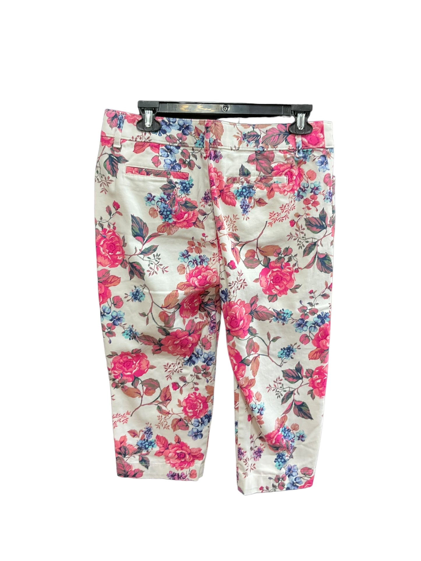 Floral Print Capris St Johns Bay, Size 8