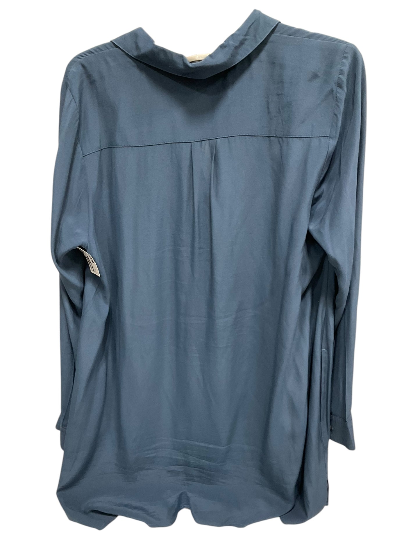 Blouse Long Sleeve By J. Jill In Blue, Size: M