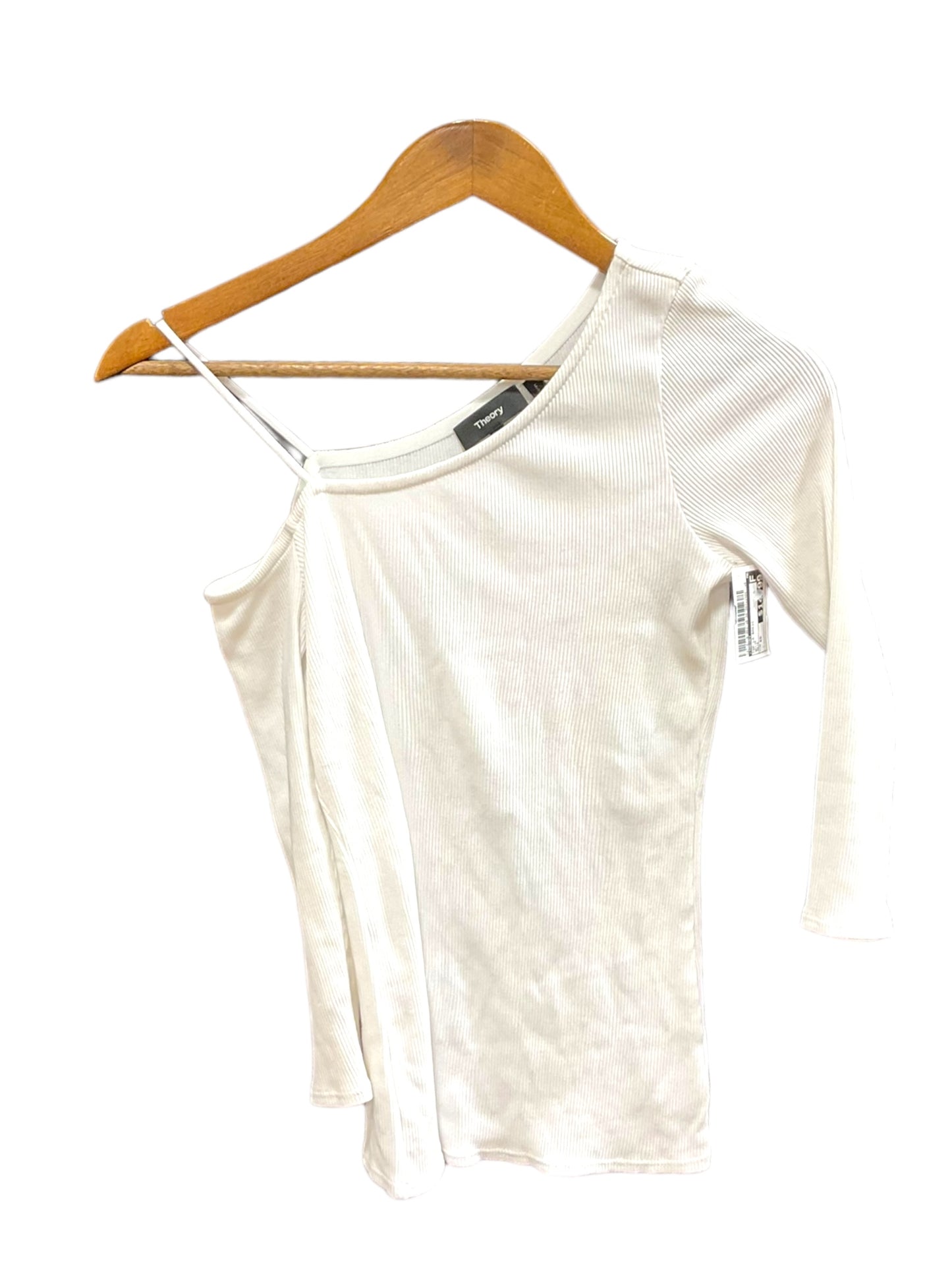 White Top Long Sleeve Basic Theory, Size Xs