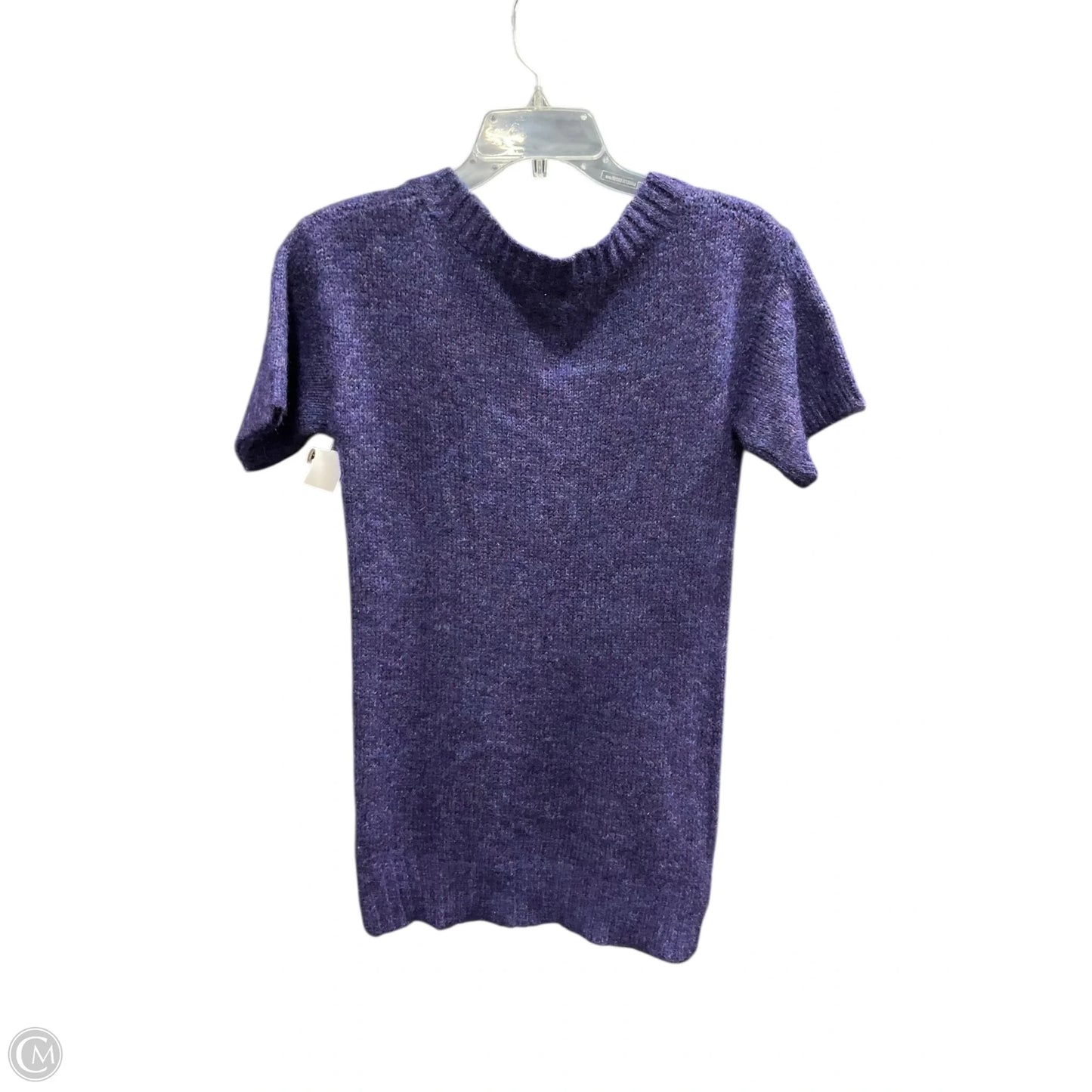 Sweater Short Sleeve By J. Crew In Purple, Size: S