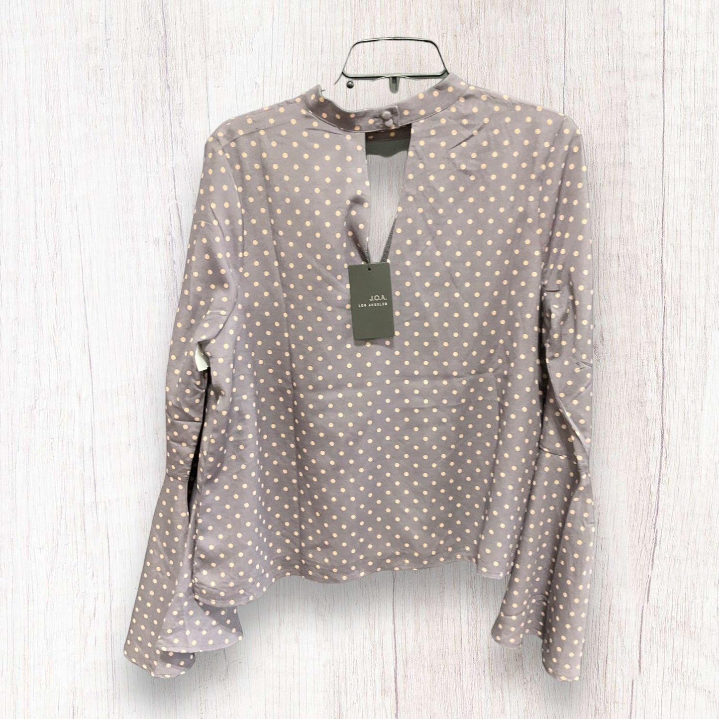 Polkadot Pattern Top 3/4 Sleeve Joa, Size L