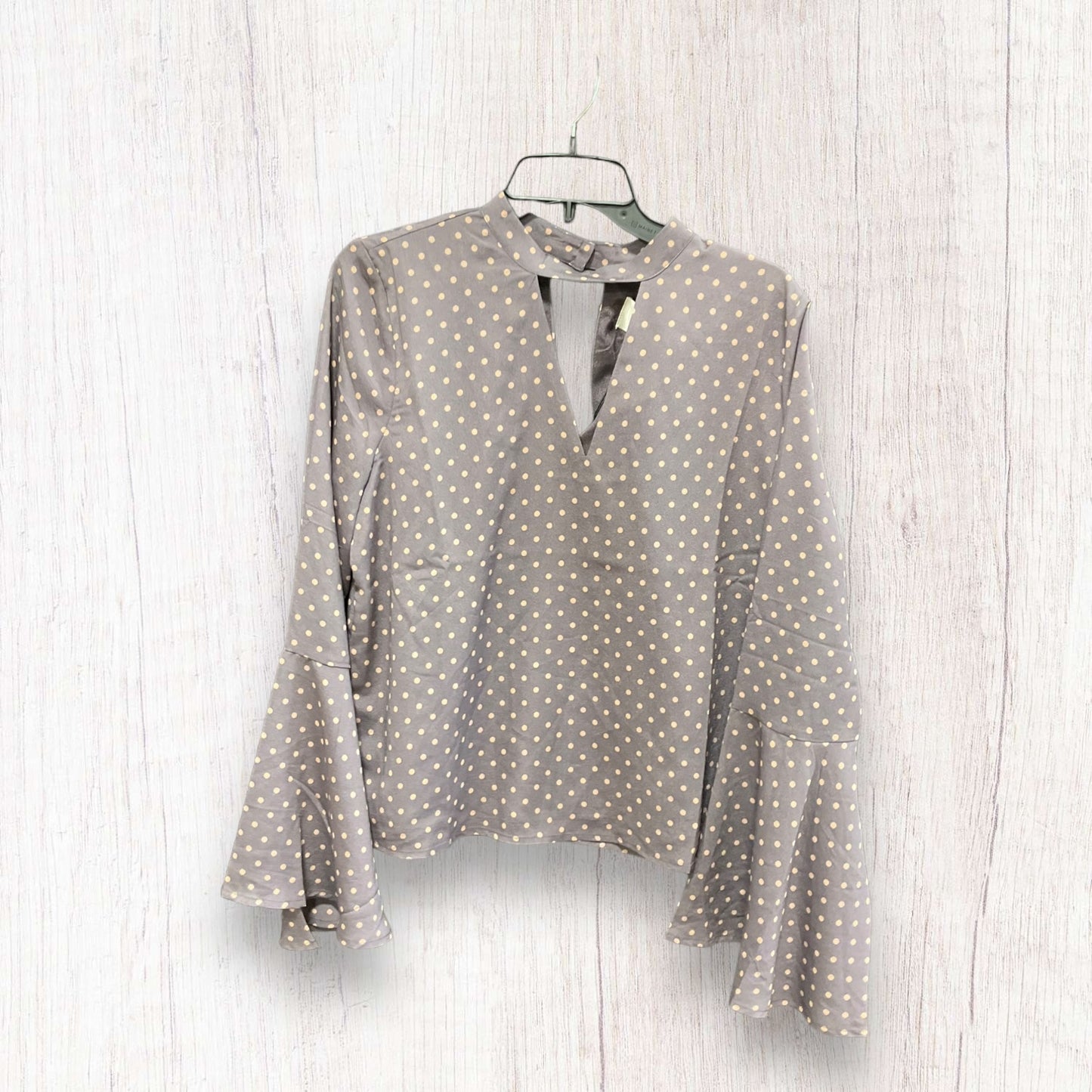 Polkadot Pattern Top 3/4 Sleeve Joa, Size L