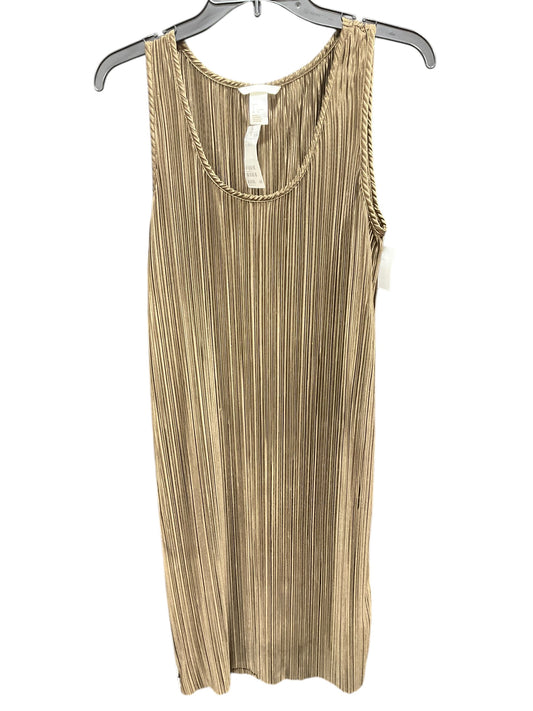 Dress Casual Midi By H&m In Bronze, Size: S