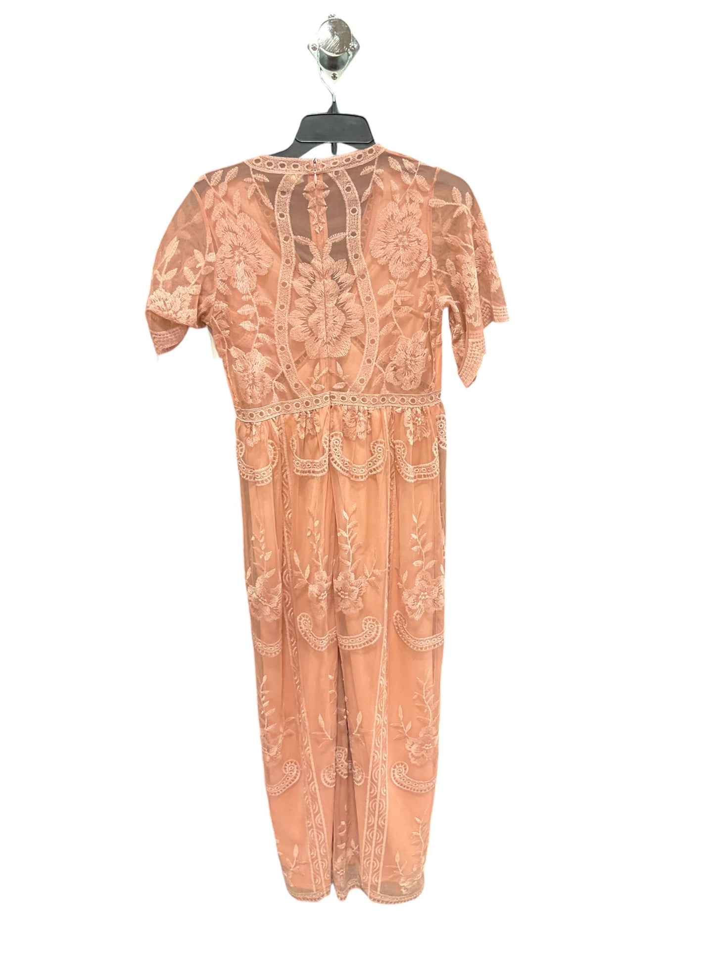 Dress Casual Maxi By Pink Blush In Peach, Size: S