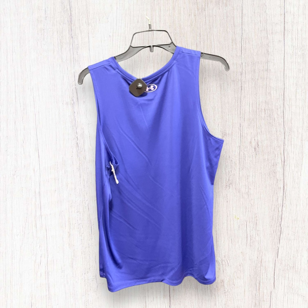 Athletic Tank Top By Under Armour In Blue, Size: L