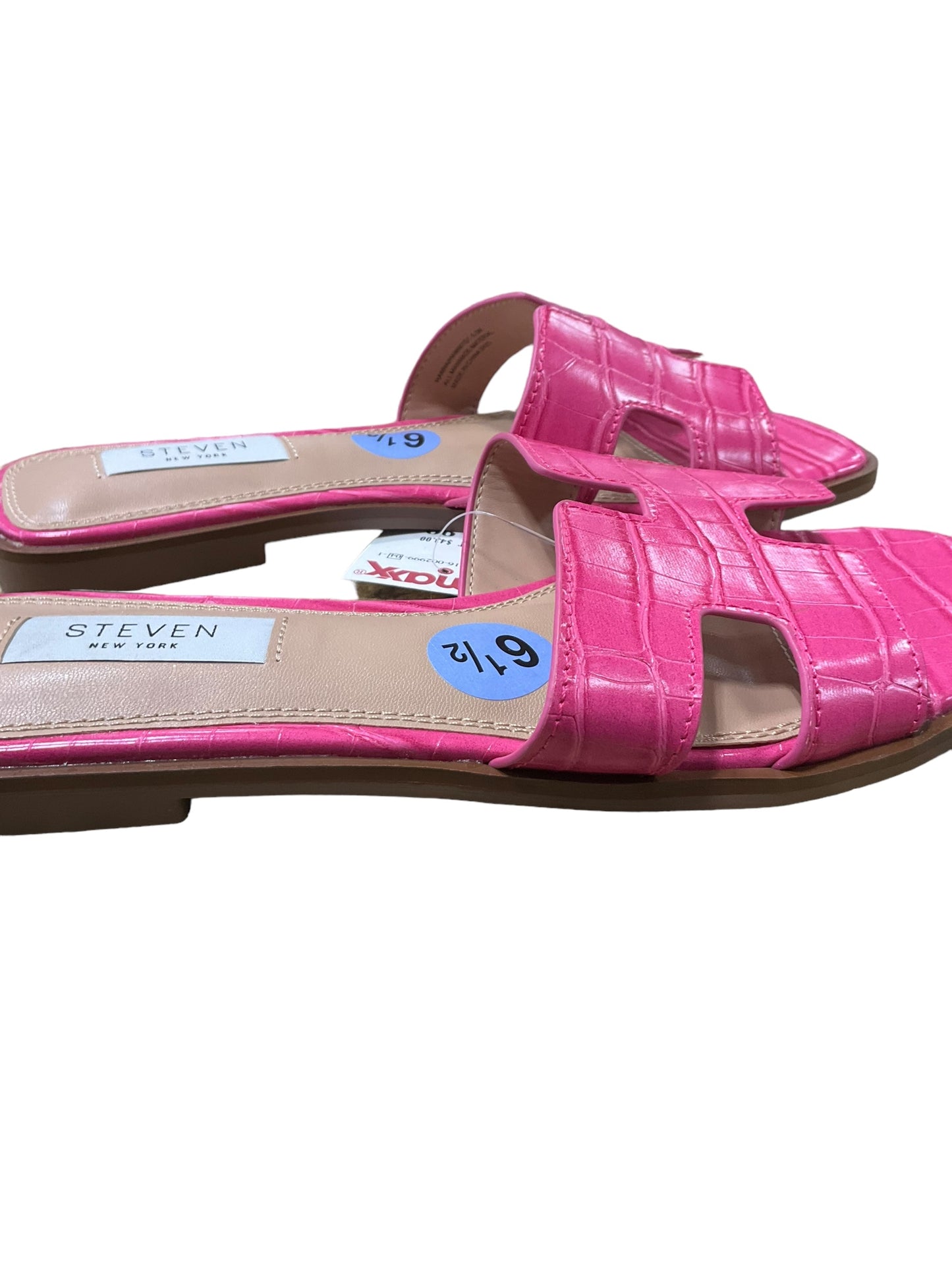 Sandals Flats By Clothes Mentor In Pink, Size: 6.5