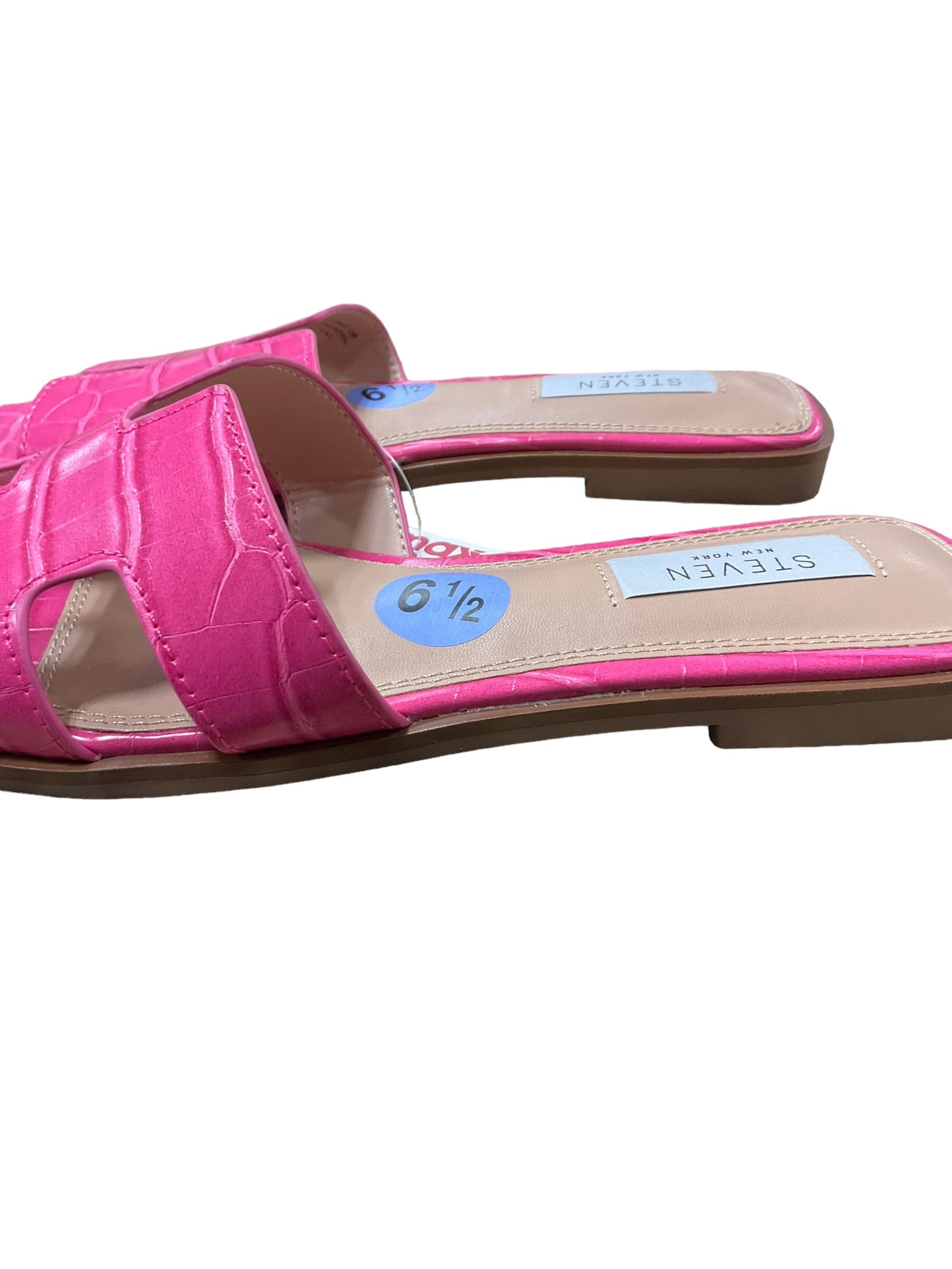 Sandals Flats By Clothes Mentor In Pink, Size: 6.5