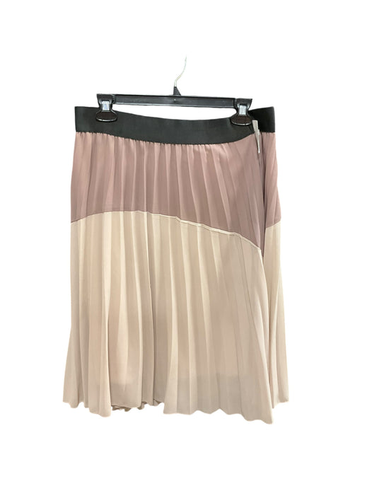 Skirt Midi By Clothes Mentor In Tan, Size: M