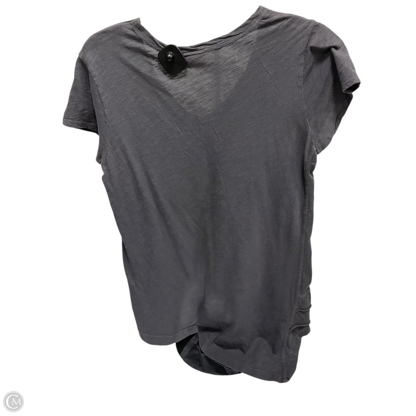 Top Short Sleeve By Left Of Center In Grey, Size: S