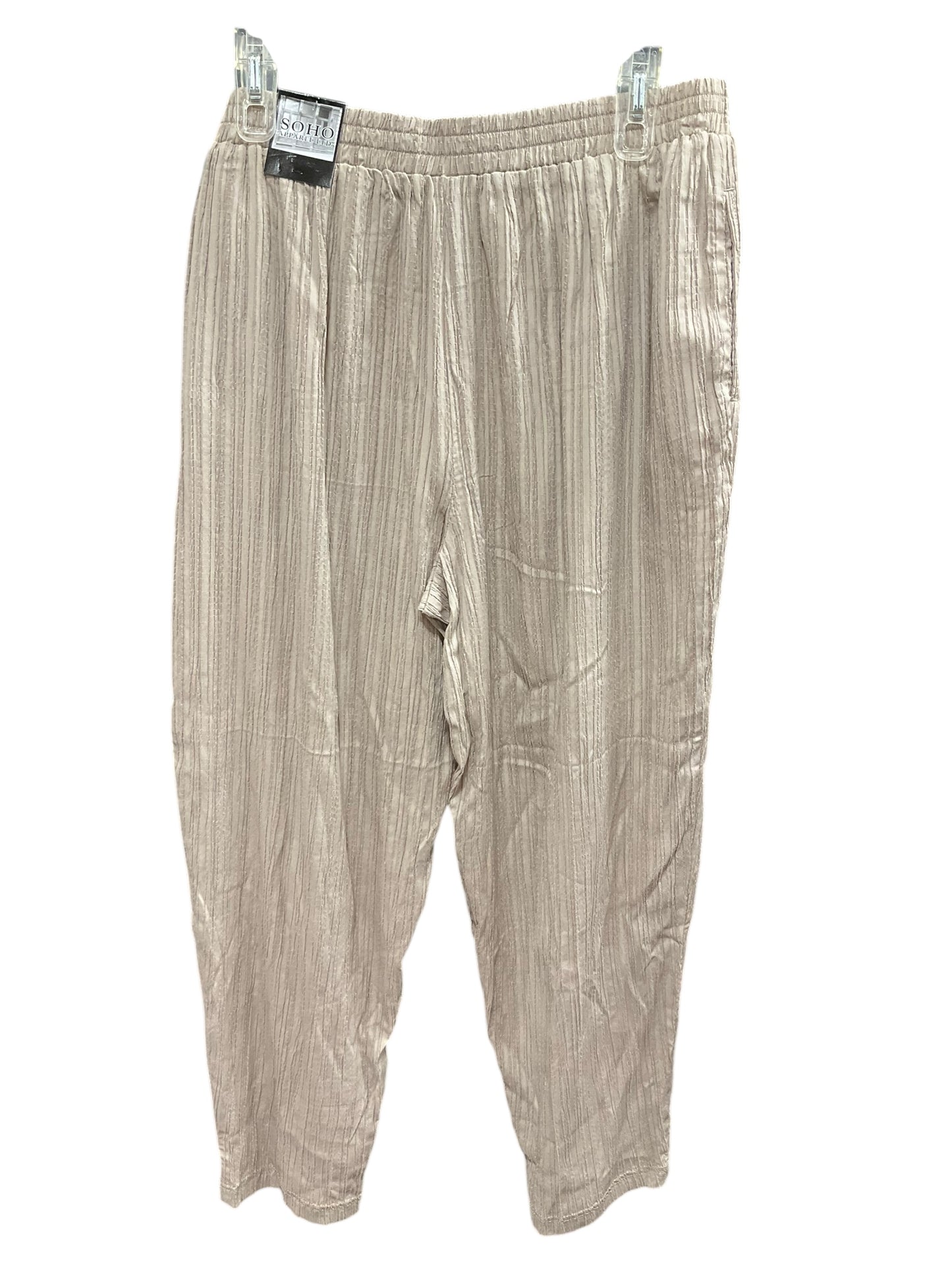 Pants Wide Leg By Clothes Mentor In Tan, Size: L