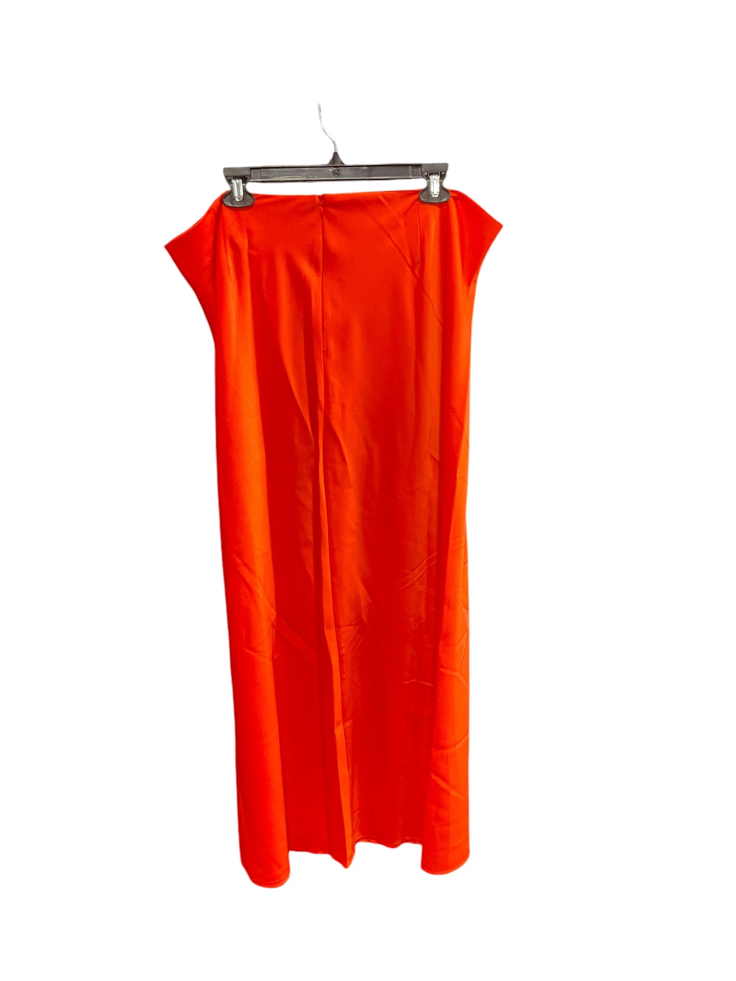 Skirt Maxi By Nasty Gal In Orange, Size: 18