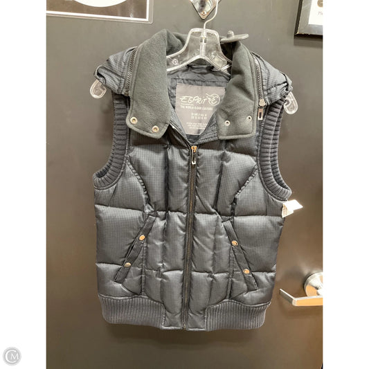 Vest Puffer & Quilted By Esprit In Black, Size: M