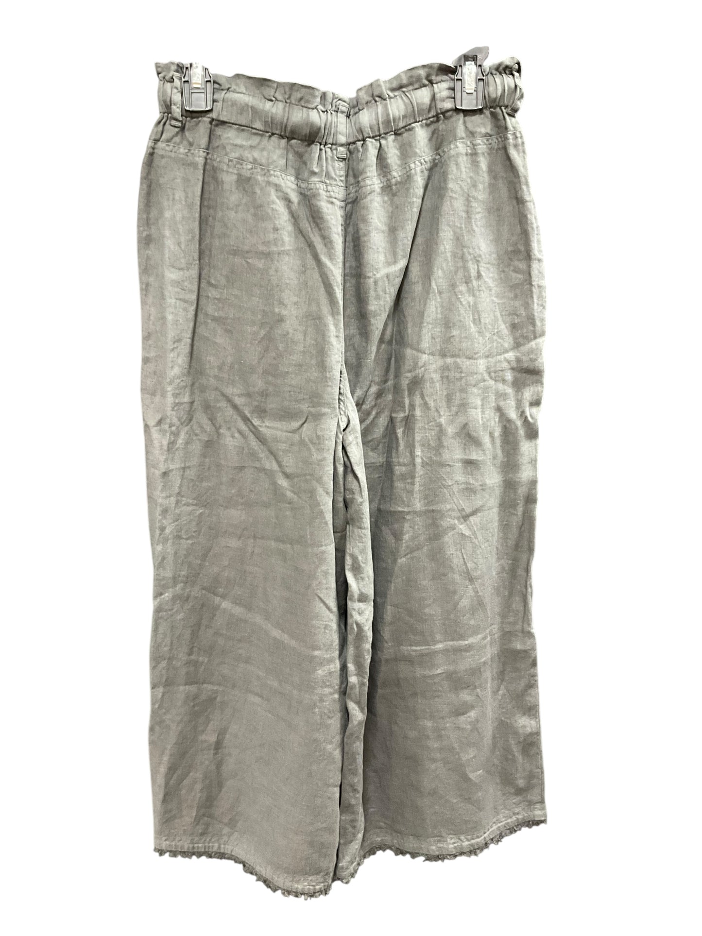 Pants Linen By Cloth & Stone In Grey, Size: S