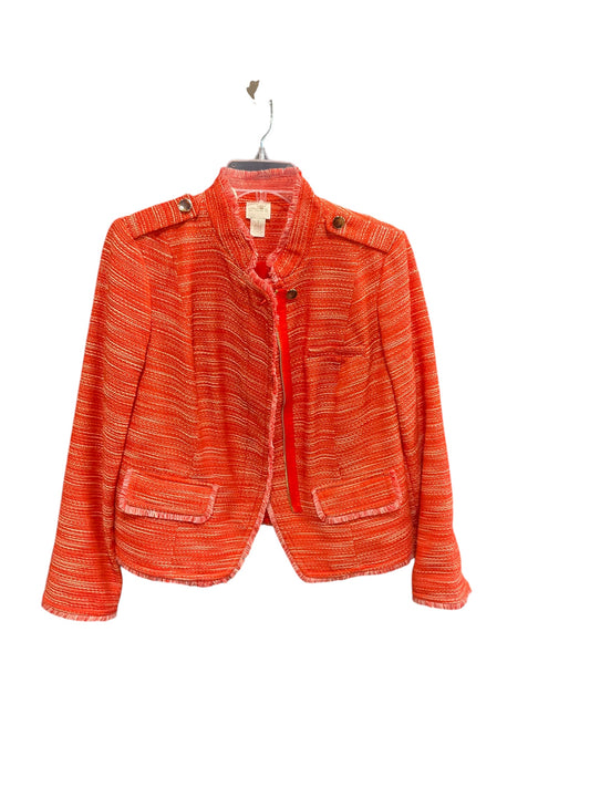 Jacket Other By Chicos In Orange, Size: M