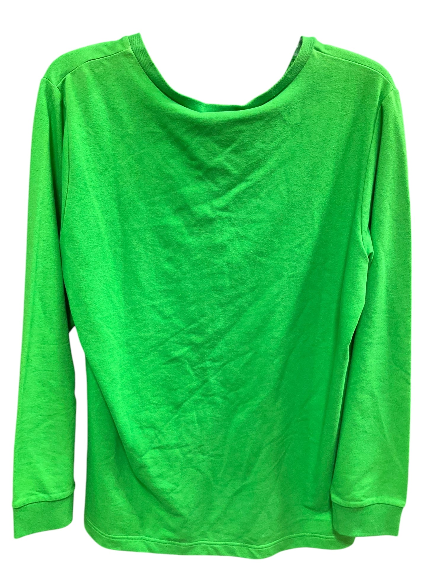 Top 3/4 Sleeve Basic By Clothes Mentor In Green, Size: M