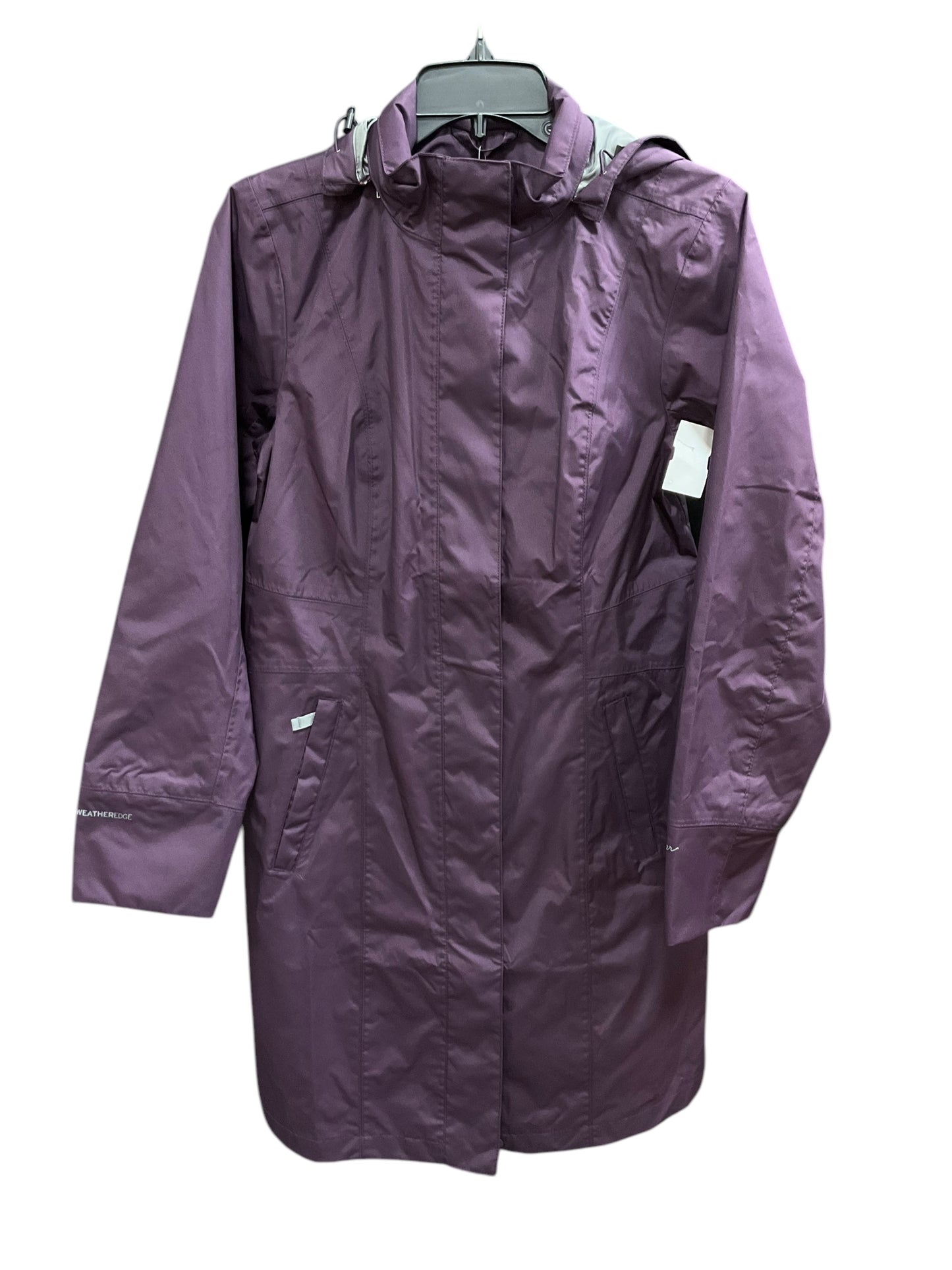 Jacket Windbreaker By Eddie Bauer In Purple, Size: S