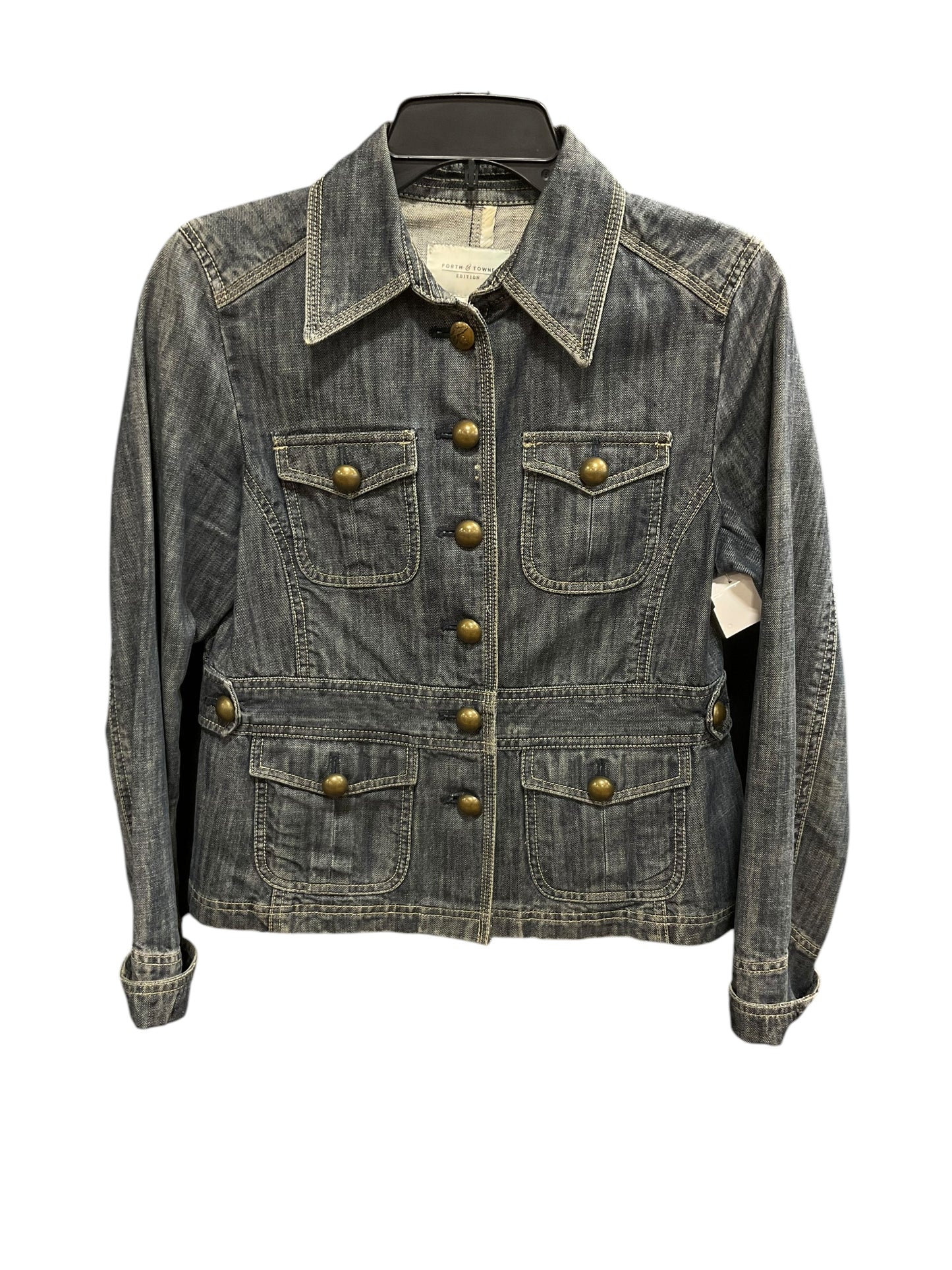 Jacket Denim By Clothes Mentor In Blue Denim, Size: S