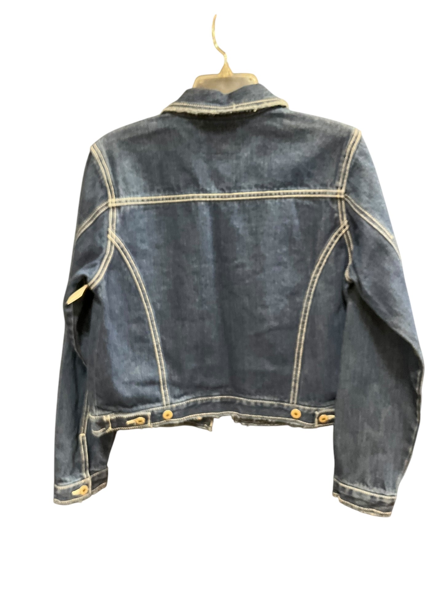 Jacket Denim By Clothes Mentor In Blue Denim, Size: M