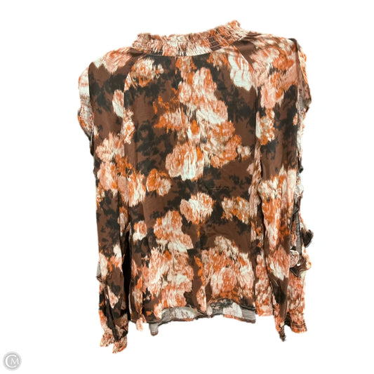 Top Long Sleeve By Maurices In Orange, Size: M