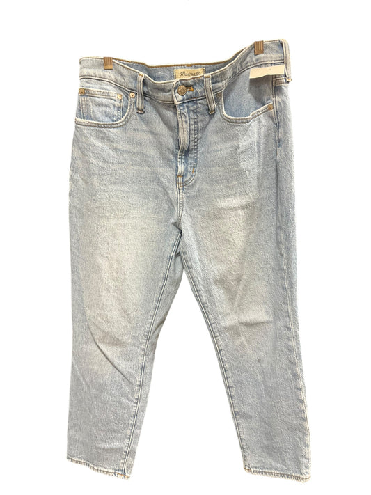 Jeans Straight By Madewell In Blue Denim, Size: 8p